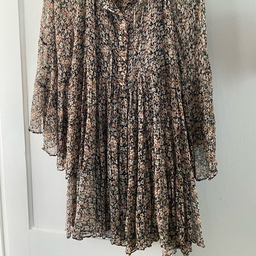 Free people love ya floral mini dress